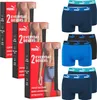 Puma Pánské Boxerské Šortky 6-Balení Bavlna Barva Blue Náhled obrázku produktu 8
