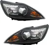 TYC Scheinwerfer Set für Ford Focus MK2 2/2008- in Schwarz Produktbild-Vorschau 1