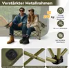 COSTWAY Campingstuhl für 2 Personen, Klappstuhl mit Produktbild-Vorschau 5