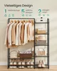 A SONGMICS open wardrobe with clothes and accessories displayed on it. Produktbild-Vorschau