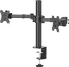 hama FULLMOTION monitor mount 00118494 nero per 2 monitor, Anteprima dell’immagine prodotto 1