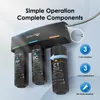 A water filter system with three cartridges mounted on a wall. Anteprima dell’immagine prodotto
