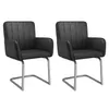 Set di 2 sedie imbottite Flieks, set di 2 sedie a sbalzo Anteprima dell’immagine prodotto 5