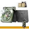 Solar Camping Ventilator mit LED-Licht, 10400mAh Akku, 10W Produktbild-Vorschau 2