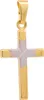 Gold Anhänger Kreuz mit Goldkette  333-8 Karat Gold Produktbild-Vorschau 5
