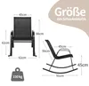 COSTWAY 2er Set Schaukelstühle Gartenstühle mit Produktbild-Vorschau 7