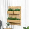 Blumenkasten-Set Wandmontage 3 abnehmbare Kästen Tannenholz Produktbild-Vorschau 9