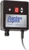 A black and silver garden lights timer with a red digital display. Produktbild-Vorschau