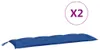 vidaXL Gartenbank-Auflagen 2 Stk. Blau 150x50x7 cm Produktbild-Vorschau 5