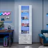 Sweiko Weiße Hochglanzvitrine, Vitrine Glasvitrine , Produktbild-Vorschau 6