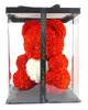 Teddybär mit roter Rose und weißem Herz - 40 cm + Produktbild-Vorschau 4