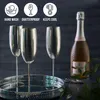 2 bicchieri da champagne in acciaio inox (250ml), bicchieri Anteprima dell’immagine prodotto 4