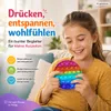 Rundes Regenbogen Silikon Pop It Fidget Spielzeug für Produktbild-Vorschau 4