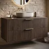 Badplaats Mobile Sottolavabo Rimini 100 cm - Noce Marrone - Anteprima dell’immagine prodotto 6