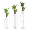 Howhomely Sgabello per fiori in metallo bianco 100 cm - Anteprima dell’immagine prodotto 6
