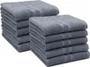 10er Set Handtücher, 50x100 cm, 100% Baumwolle, grau Produktbild-Vorschau 1