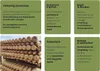 TIMBERMIK Ø7cm 4 ks Dřevěné Palisády se Špičkou Délka 80 cm Náhled obrázku produktu 3