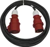 3 fázový venkovní prodlužovací kabel 20 m / 1 zásuvka / černý / guma / 400 V / 2,5 mm2 Náhled obrázku produktu