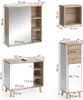 Badmöbel-Set Vicco Senyo Weiß 4 Teile, Model 36441 Produktbild-Vorschau 3