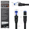 Kabel krosowy Primewire CAT 8 w powłoce bawełnianej - kabel Podgląd zdjęcia produktu 2