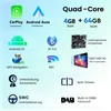9-Zoll Android 4+64GB Autoradio mit CarPlay & Android Auto Produktbild-Vorschau 3