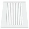 vidaXL Schranktüren Lamellen-Design 2 Stk Weiß 39,5x49,4 cm Produktbild-Vorschau 8