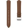 Two brown watch straps on a white background. Podgląd zdjęcia produktu