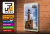 Blechschild Städte Kiel Leuchtturm Architektur 20x30cm Produktbild-Vorschau 3