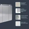 FACKELMANN LED Spiegelschrank MILANO / Badschrank mit 3D Produktbild-Vorschau 4