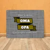 Metallschild XXL in 28x38 cm Hier wohnen Oma & Opa mit Produktbild-Vorschau 4