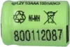 vhbw 5x Akkuzelle Ersatz für 1/3AAA für Modellbau (150mAh, Produktbild-Vorschau 3