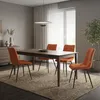ML-Design jedálenské stoličky sada 6 oranžových, obývacie Náhľad obrázku produktu 10