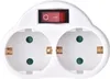 Adaptateur Avec Interrupteur On/Off - 2 Prises - Schuko Voir les images du produit 2