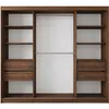 Beautysofa GAJA II Schwebetürenschrank 240 cm mit Spiegel – Produktbild-Vorschau 5