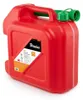 BRADAS Tanica di plastica per carburante, 10 L, con imbuto Anteprima dell’immagine prodotto 1