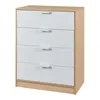 Cassettiera 'Varkaus' con 4 cassetti 90 x 70 x 40 cm look Anteprima dell’immagine prodotto 3