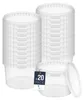 BenBow secchio con coperchio 5L x20 Trasparente - Anteprima dell’immagine prodotto 1