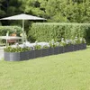 vidaXL Hochbeet Verzinkter Stahl 512x80x36 cm Anthrazit Produktbild-Vorschau 1