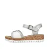 Rieker Damen-Sandalette Silber-Weiß, Farbe:multicolor, EU Produktbild-Vorschau 11