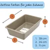 2er Set Katzenklo Katzentoilette offen Kitten ohne Deckel Produktbild-Vorschau 2