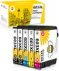 A box of CMYBabee 603XL print cartridges and a set of the cartridges themselves. Produktbild-Vorschau