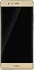 A front-facing product shot of a gold Huawei P9 smartphone. Produktbild-Vorschau