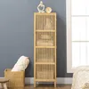 HOMCOM Meuble de rangement en bambou armoire de rangement Voir les images du produit 9