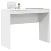 vidaXL Scrivania bianca 100 x 40 x 76 cm Anteprima dell’immagine prodotto 3
