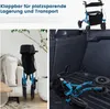 COSTWAY 2v1 rolátor so sedadlom skladací, pomôcka na chôdzu Náhľad obrázku produktu 8