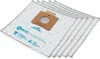 A stack of five white vacuum cleaner bags with blue patterns and text. Anteprima dell’immagine prodotto