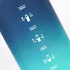 Vilde | Trinkflasche 500 ml - Blau Ombre - Sportflasche mit Produktbild-Vorschau 4