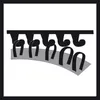 A black and white illustration of a polishing sponge for an eccentric grinder. Produktbild-Vorschau