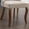 Ensemble de deux chaises de salle à manger en velours, avec Voir les images du produit 5