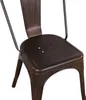 lot de 4 chaises de salle à manger avec assise en fer, Voir les images du produit 3